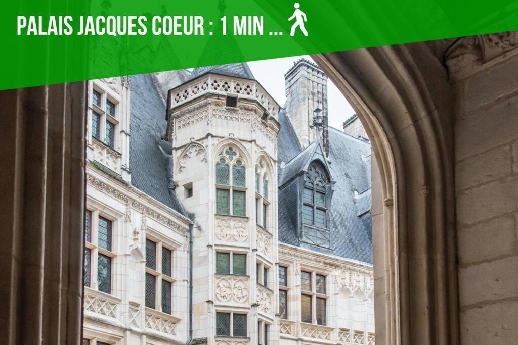 Апартаменты Les Quatre Piliers - 1 Min Palais Jacques Coeur Бурж Экстерьер фото